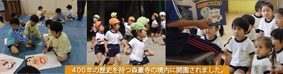 学校法人森巖寺学園淡島幼稚園のホームページ